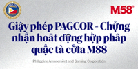 Giấy phép PAGCOR - Chứng nhận hoạt động hợp pháp quốc tế của M88